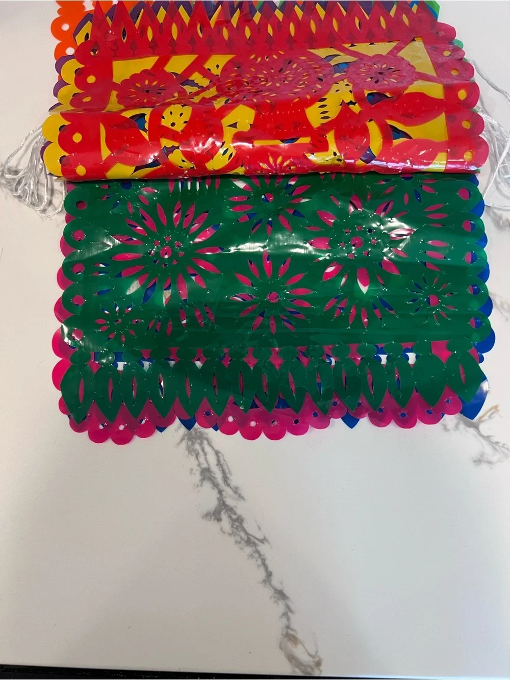 6 Pack Fiesta Banner Each 10 Plastic Papel Picado 5 De Mayo Party Decorations
